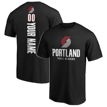 Custom Men's Portland Trail Blazers Branded Backer T-Shirt Black