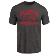 Custom Men's Portland Trail Blazers Branded Baseline T-Shirt Black