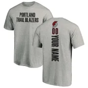 Custom Youth Portland Trail Blazers Branded Ash Backer T-Shirt
