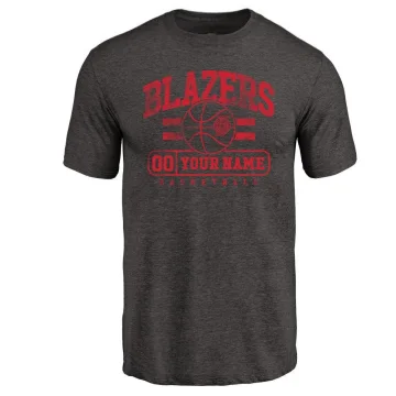 Custom Youth Portland Trail Blazers Branded Baseline T-Shirt Black