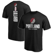 Damian Lillard Men's Portland Trail Blazers Backer T-Shirt Black